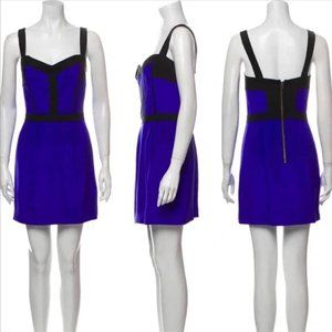 Rebecca Minkoff blue silk party dress size 2